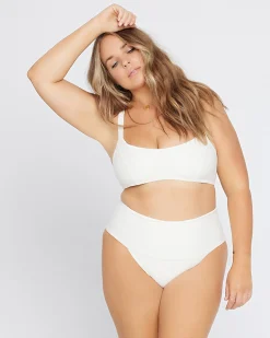 Sale Eco Chic Repreve® Jess Bikini Top - Cream Bralette|Bikini Tops