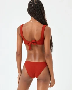 Sale Eco Chic Repreve® Nikita Bikini Top - Redwood Underwire|Bralette