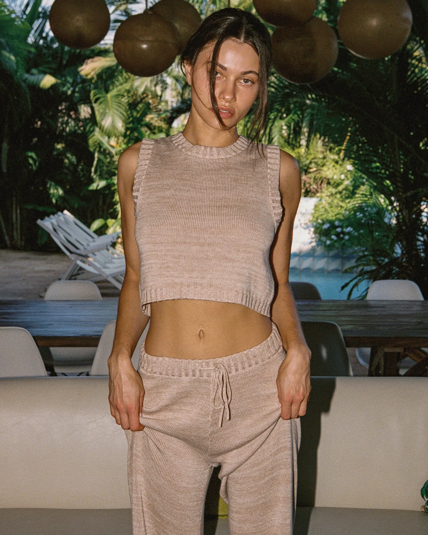 Discount En Route Top - Heather Oatmeal Sets|Loungewear
