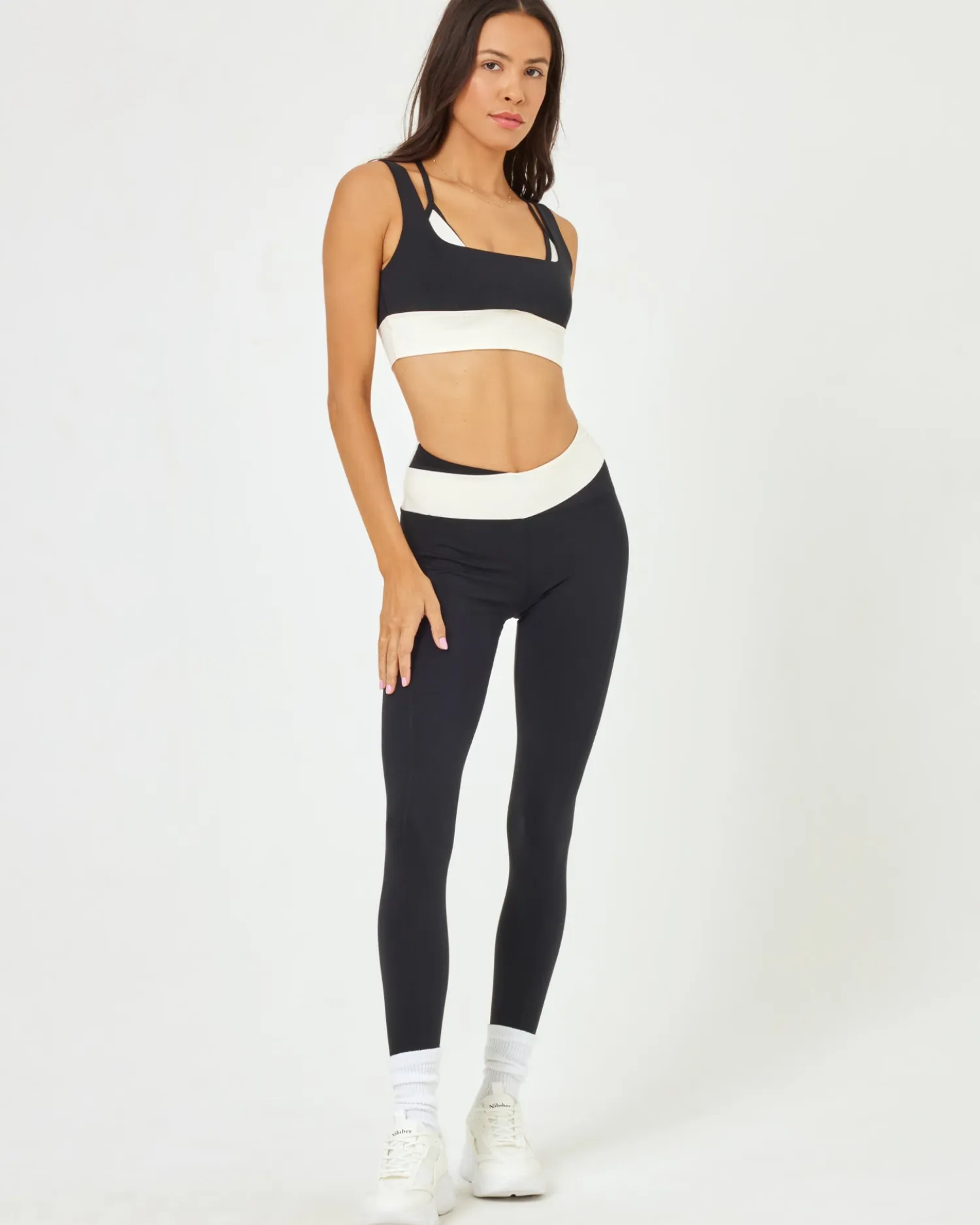 Clearance Full Force Bra - Black-Cream Tops & Bras