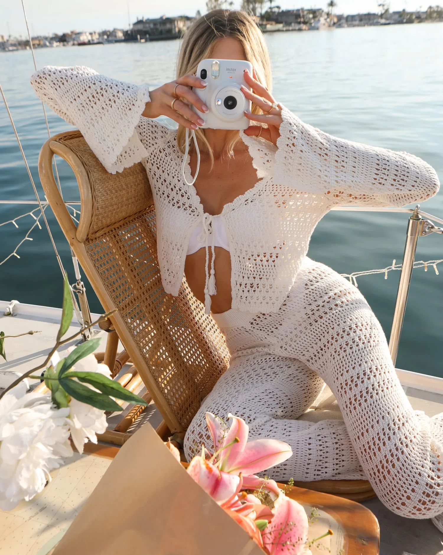 Discount Golden Hour Pant - Cream Cover-ups