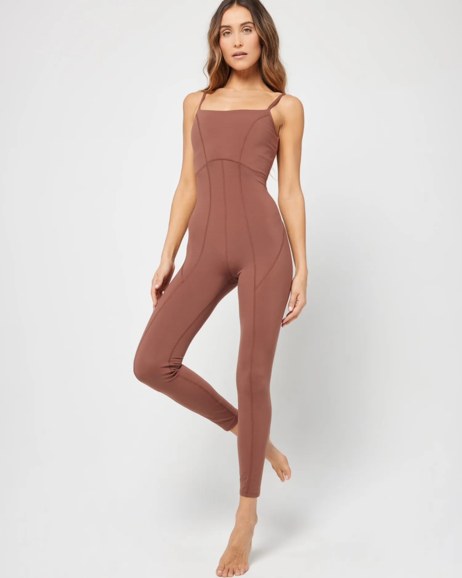 Outlet Go The Distance Jumpsuit - Cafe Bottoms|Dresses & Jumpsuits