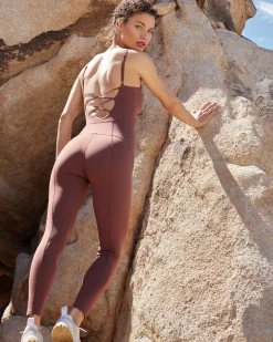 Outlet Go The Distance Jumpsuit - Cafe Bottoms|Dresses & Jumpsuits