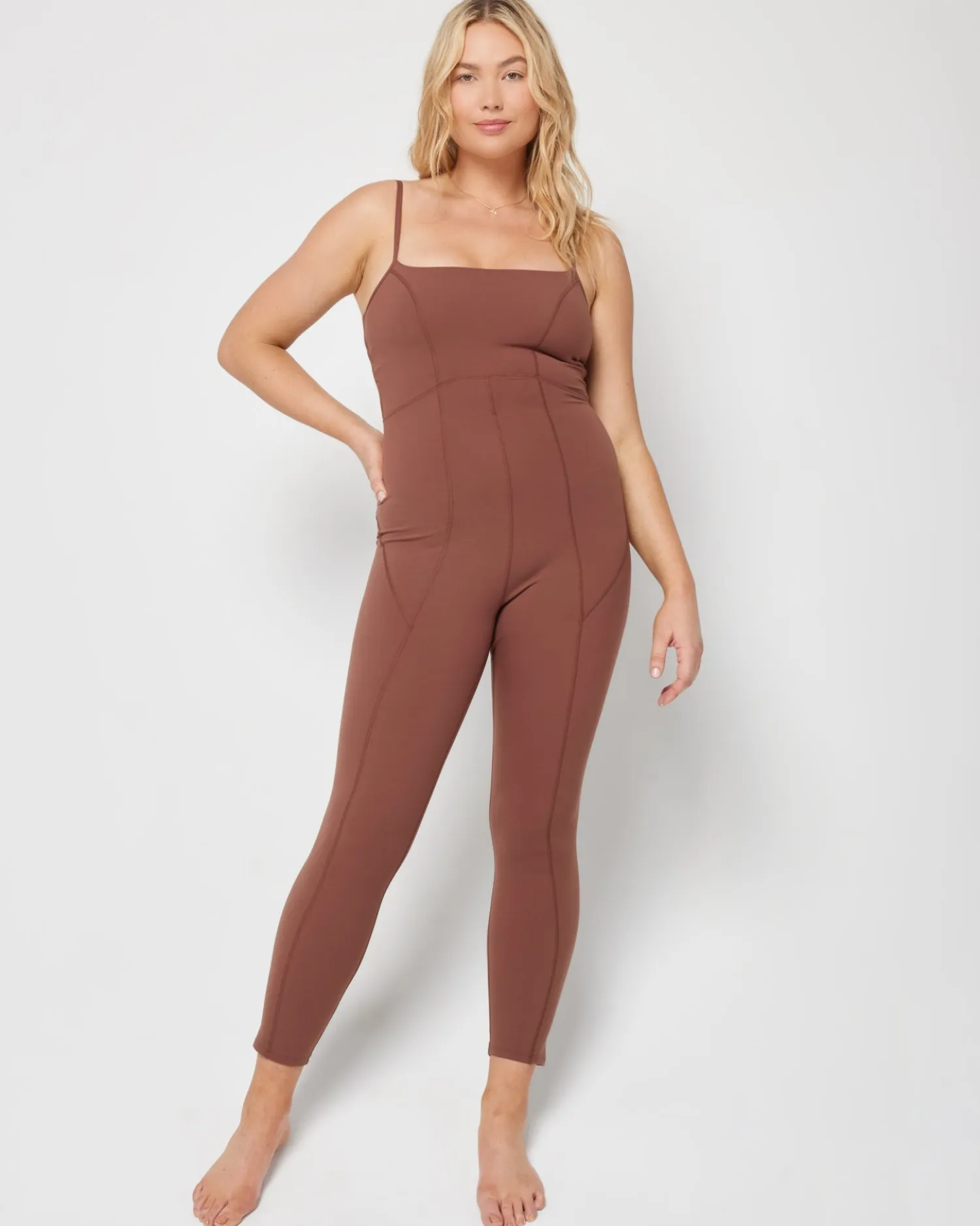 Outlet Go The Distance Jumpsuit - Cafe Bottoms|Dresses & Jumpsuits