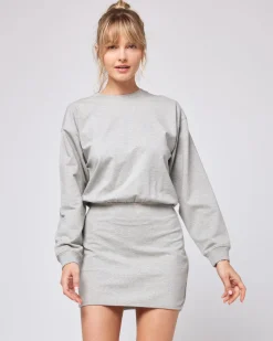 New Groove Dress - Heather Grey Dresses & Jumpsuits|Basics