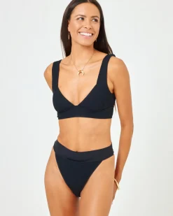 Fashion Hailey Bikini Top - Black Bralette|Bikini Tops