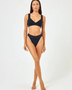 Fashion Hailey Bikini Top - Black Bralette|Bikini Tops