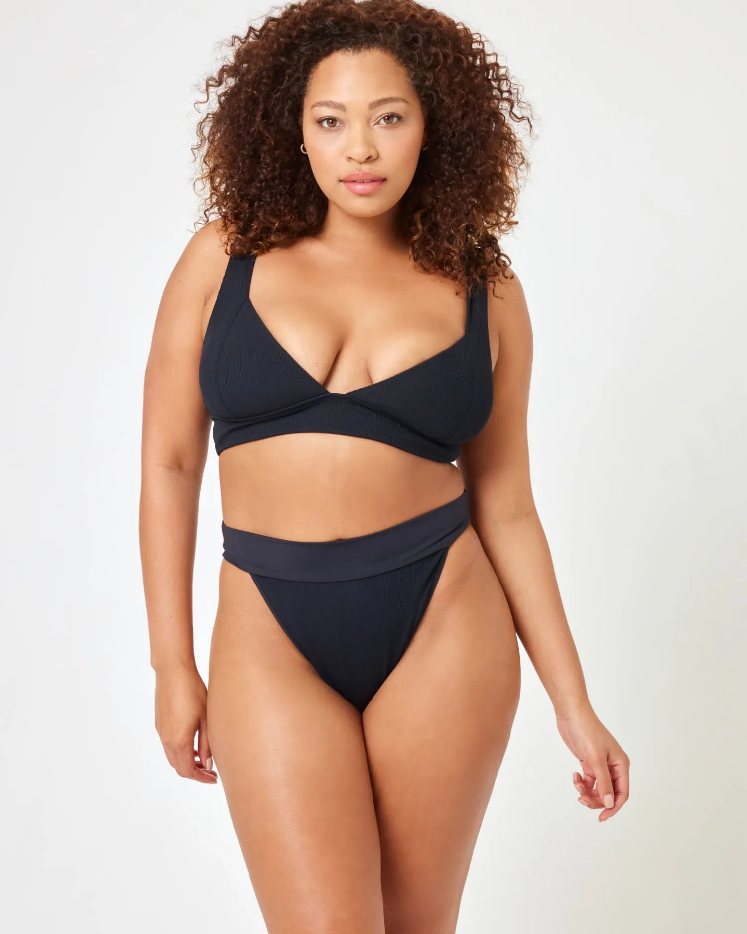 Fashion Hailey Bikini Top - Black Bralette|Bikini Tops