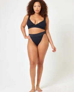 Fashion Hailey Bikini Top - Black Bralette|Bikini Tops