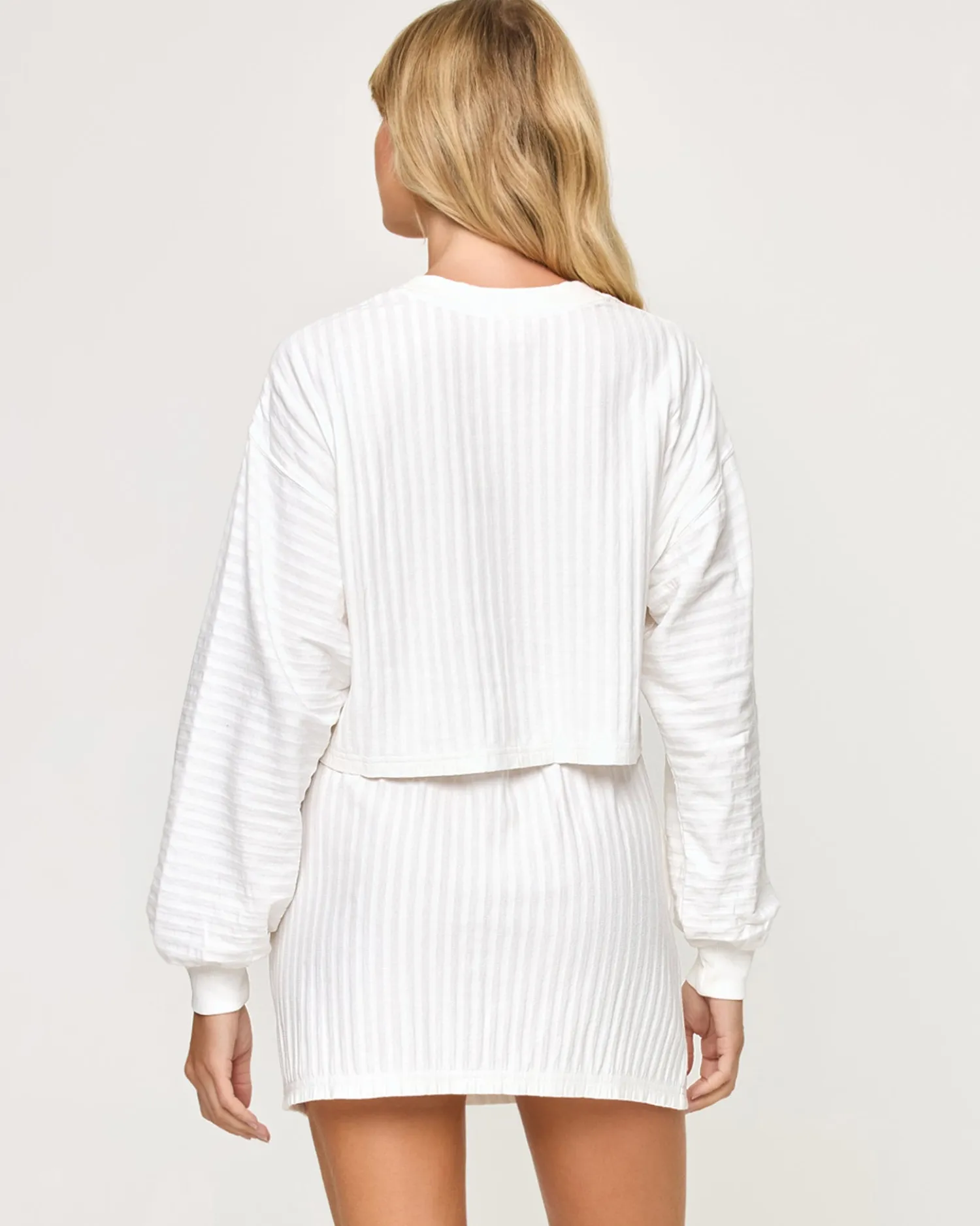 Online Half Court Pullover - White Tops & Bras|Sets