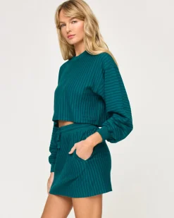 Outlet Half Court Skirt - Deep Teal Bottoms|Sets