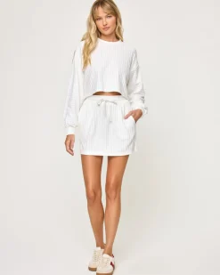 Clearance Half Court Skirt - White Bottoms|Sets