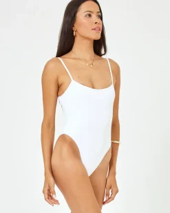 Clearance Holly One Piece Swimsuit - White Classic|One Pieces