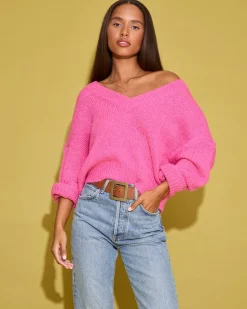 Sale Icon Pullover - Bubblegum Pink Sweaters|Tops
