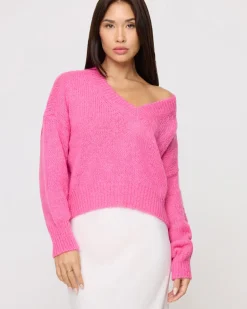 Sale Icon Pullover - Bubblegum Pink Sweaters|Tops