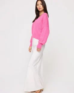 Sale Icon Pullover - Bubblegum Pink Sweaters|Tops