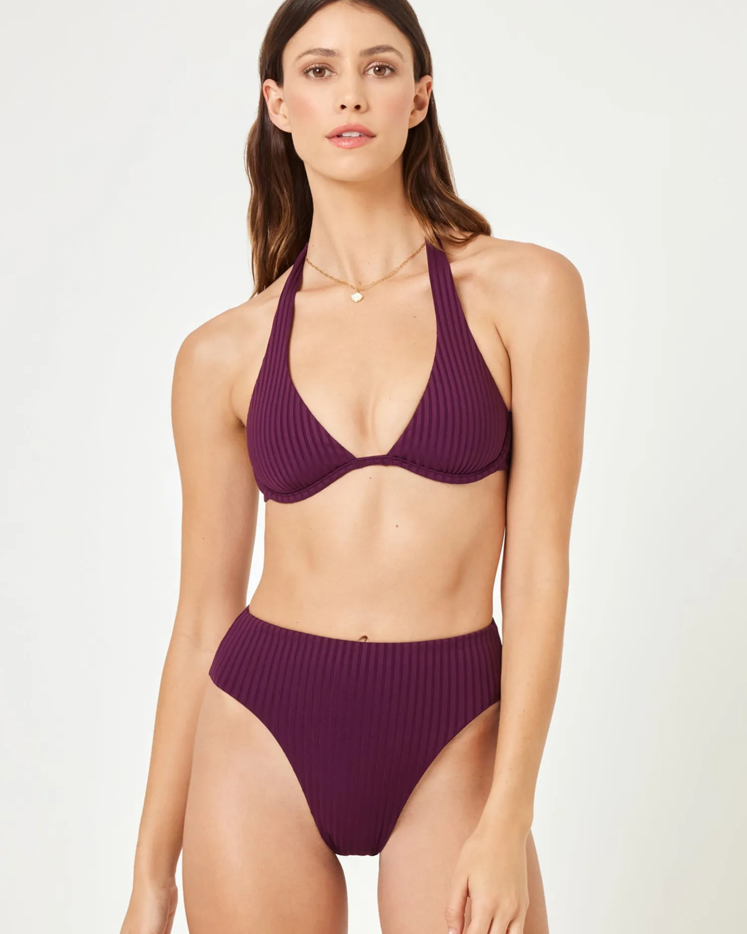 Fashion Isa Bikini Top - Merlot Underwire|Bikini Tops