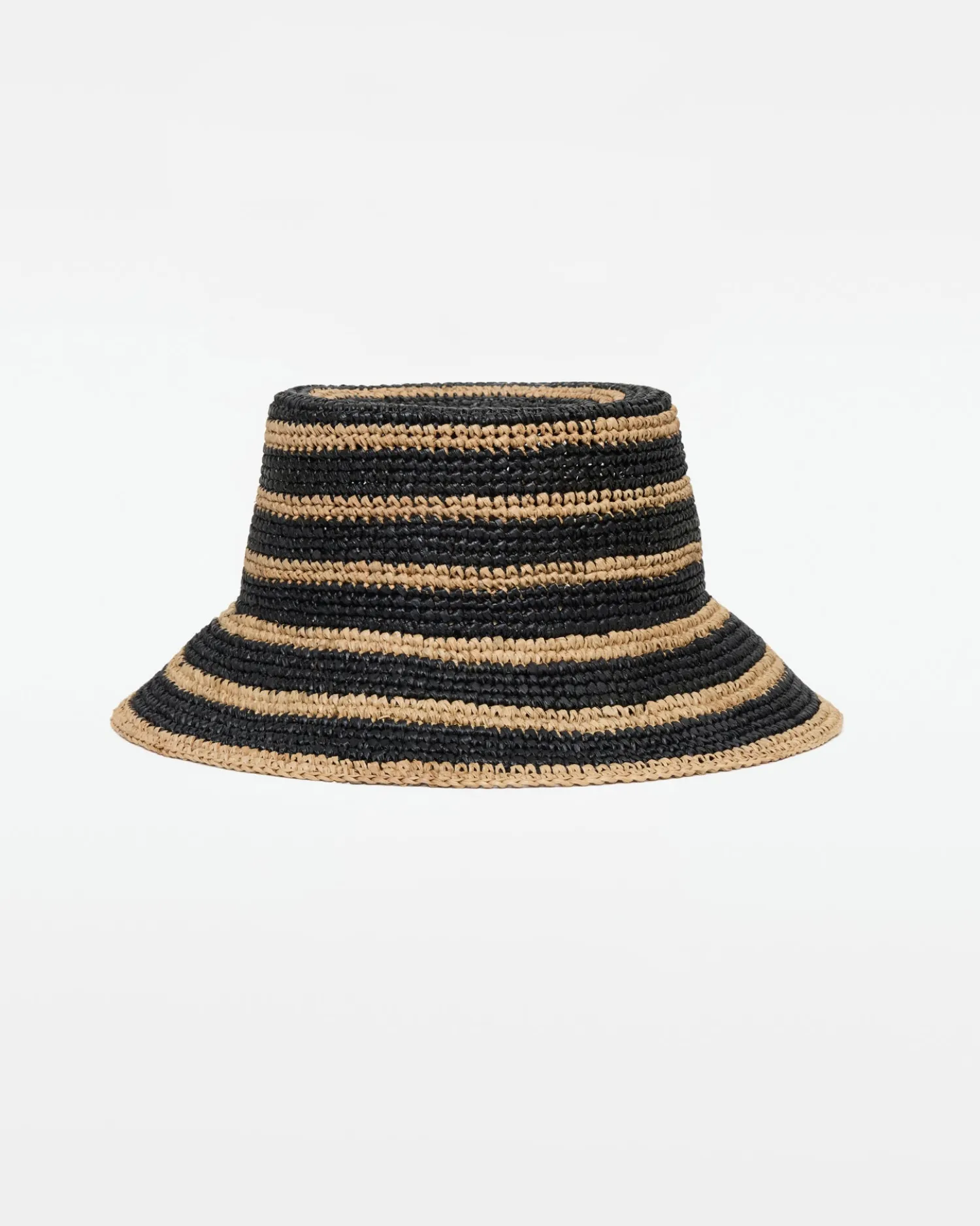 Hot Isadora Bucket Hat - Natural-Black Hats