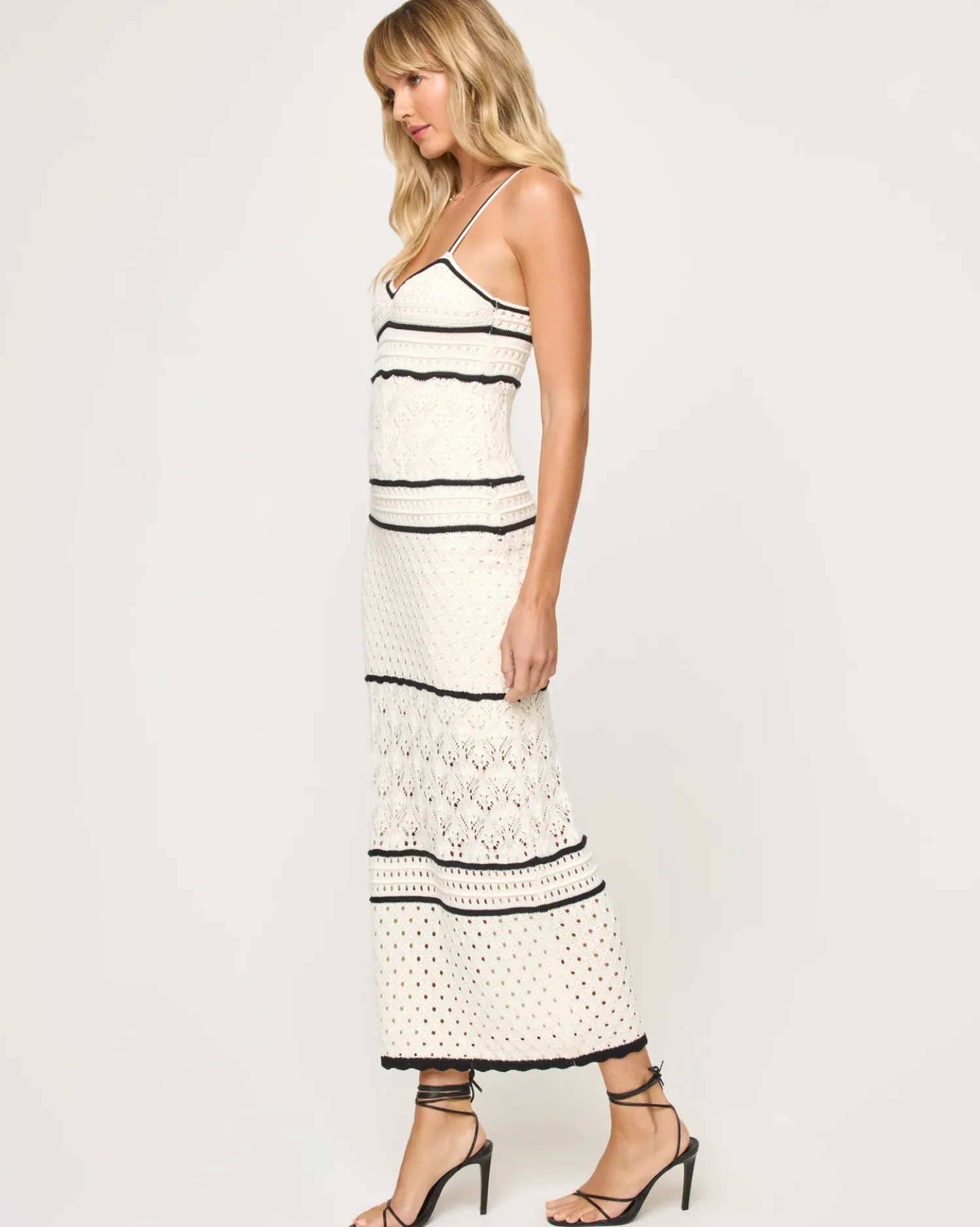 Clearance Isle Of Palms Dress - Cream-Black Dresses