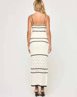 Clearance Isle Of Palms Dress - Cream-Black Dresses