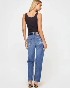 Best Jeanie Pointelle Tank - Black Tops