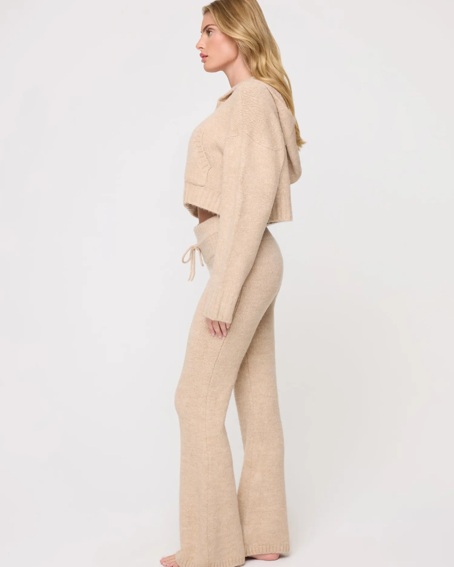 New Jet Set Hoodie - Heather Oatmeal Sets|Loungewear