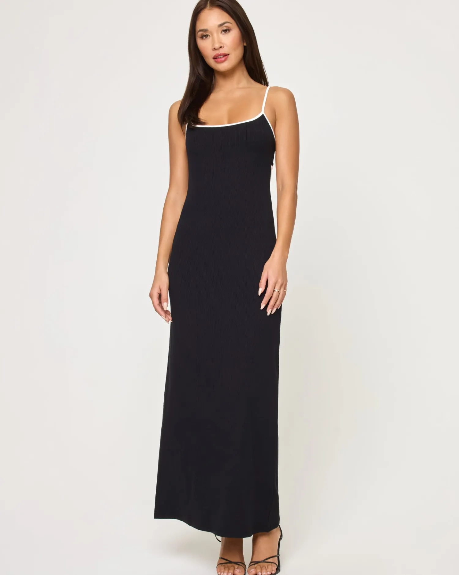 Fashion Jordana Dress - Black-Cream Dresses