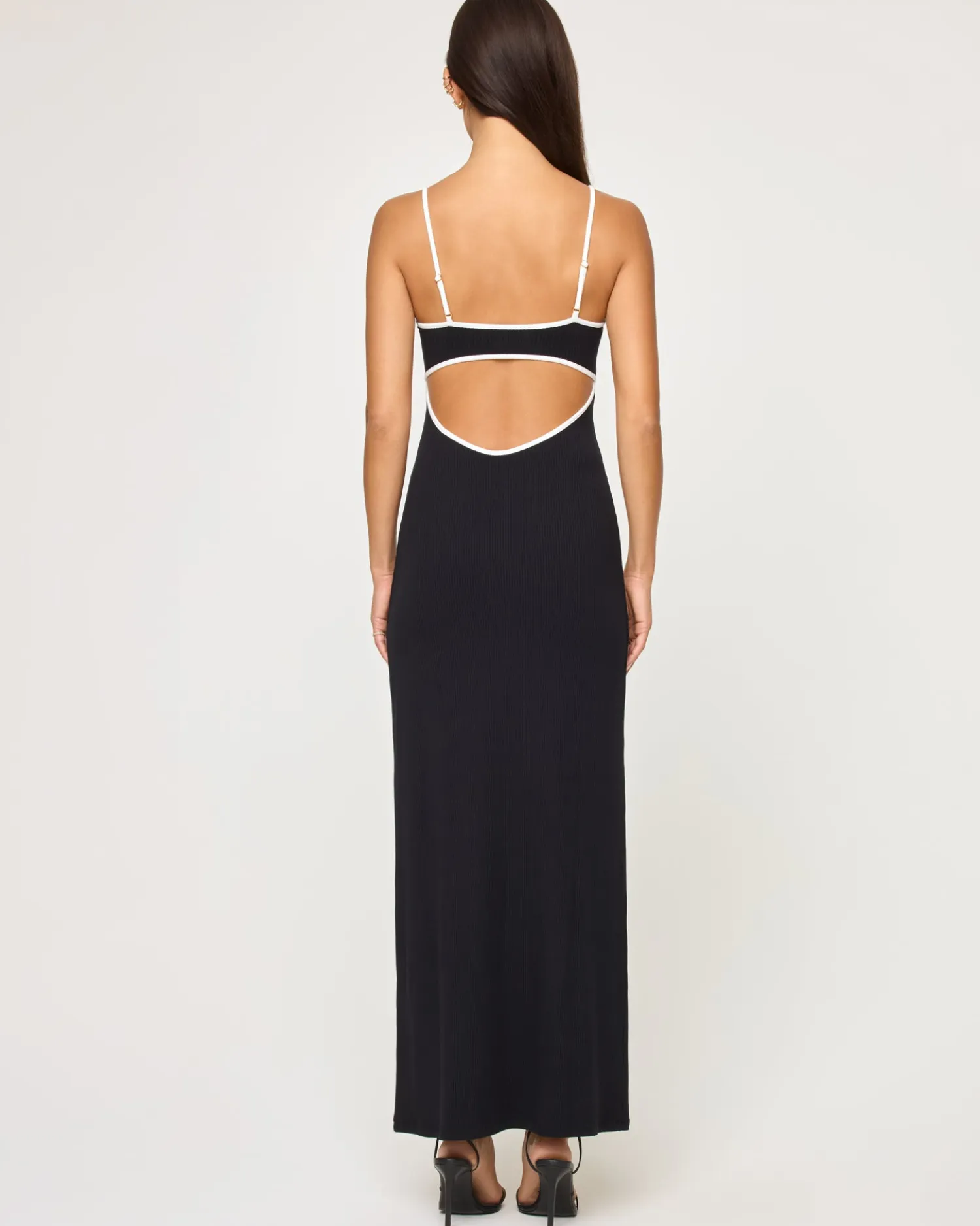 Fashion Jordana Dress - Black-Cream Dresses