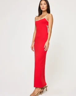 Sale Jordana Dress - Flame-Cream Dresses