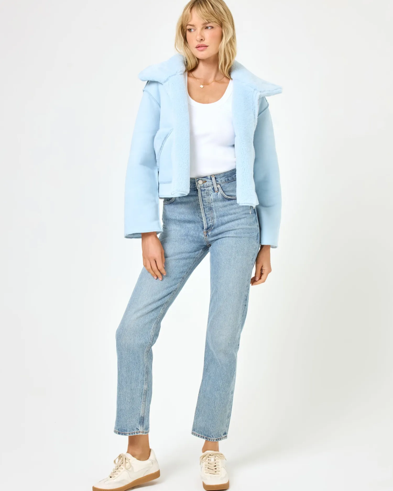 Fashion Kalina Jacket - Ice Blue Jackets