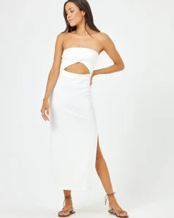 Online Kierra Dress - Cream Dresses