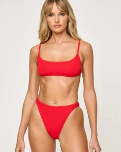 Online Kourt Bikini Bottom - Flame High Waist|Classic