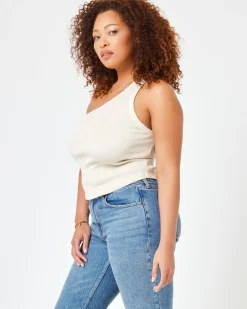 Discount Kylie Tank - Bone Tops|Basics