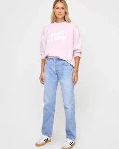 Hot Legend Sweatshirt - Blush Loungewear