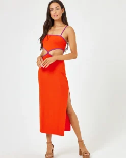New Libra Dress - Berry-Pimento Dresses