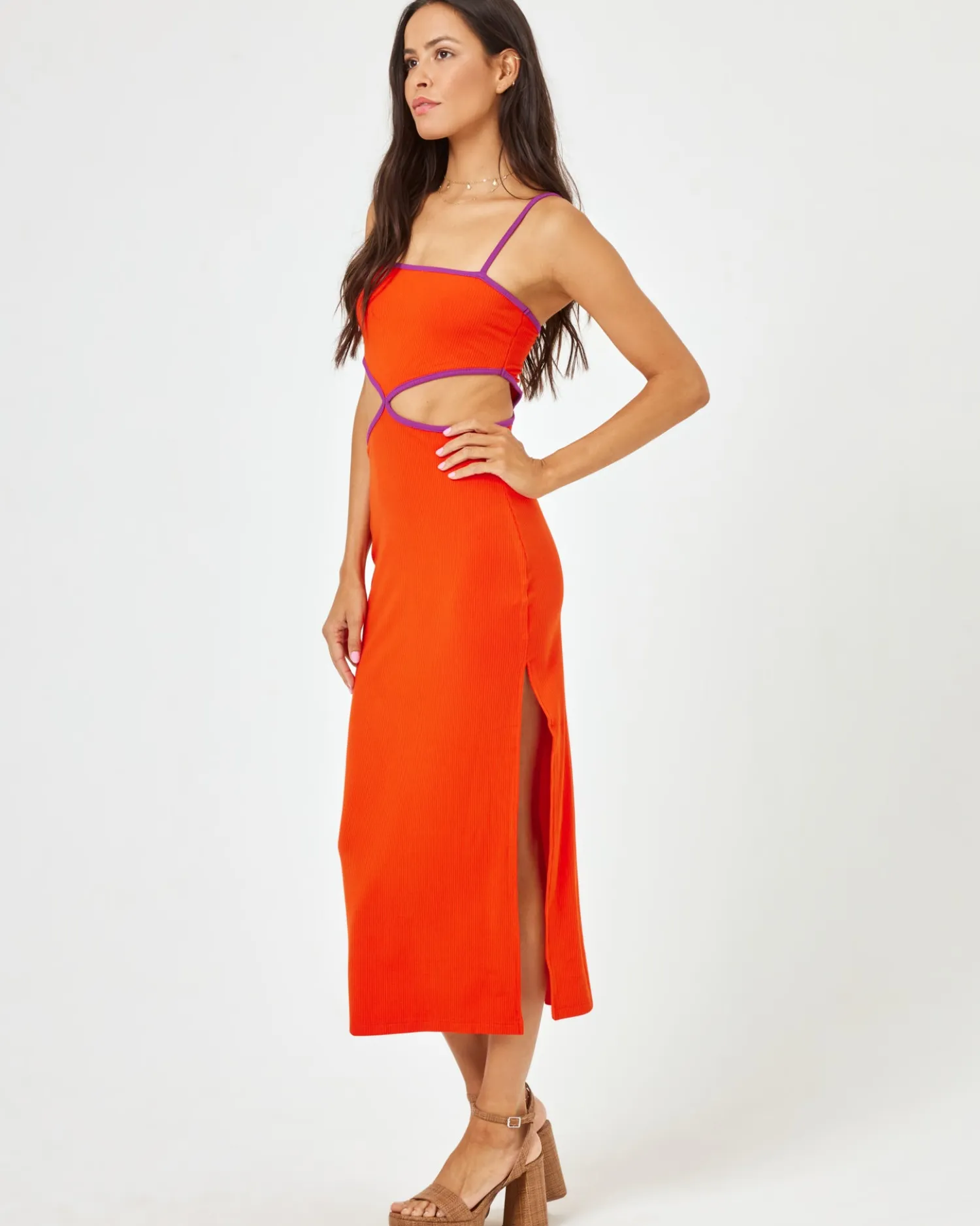 New Libra Dress - Berry-Pimento Dresses