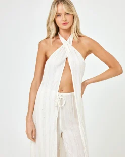 New Lily Pant - Cream Cover-ups|Bottoms