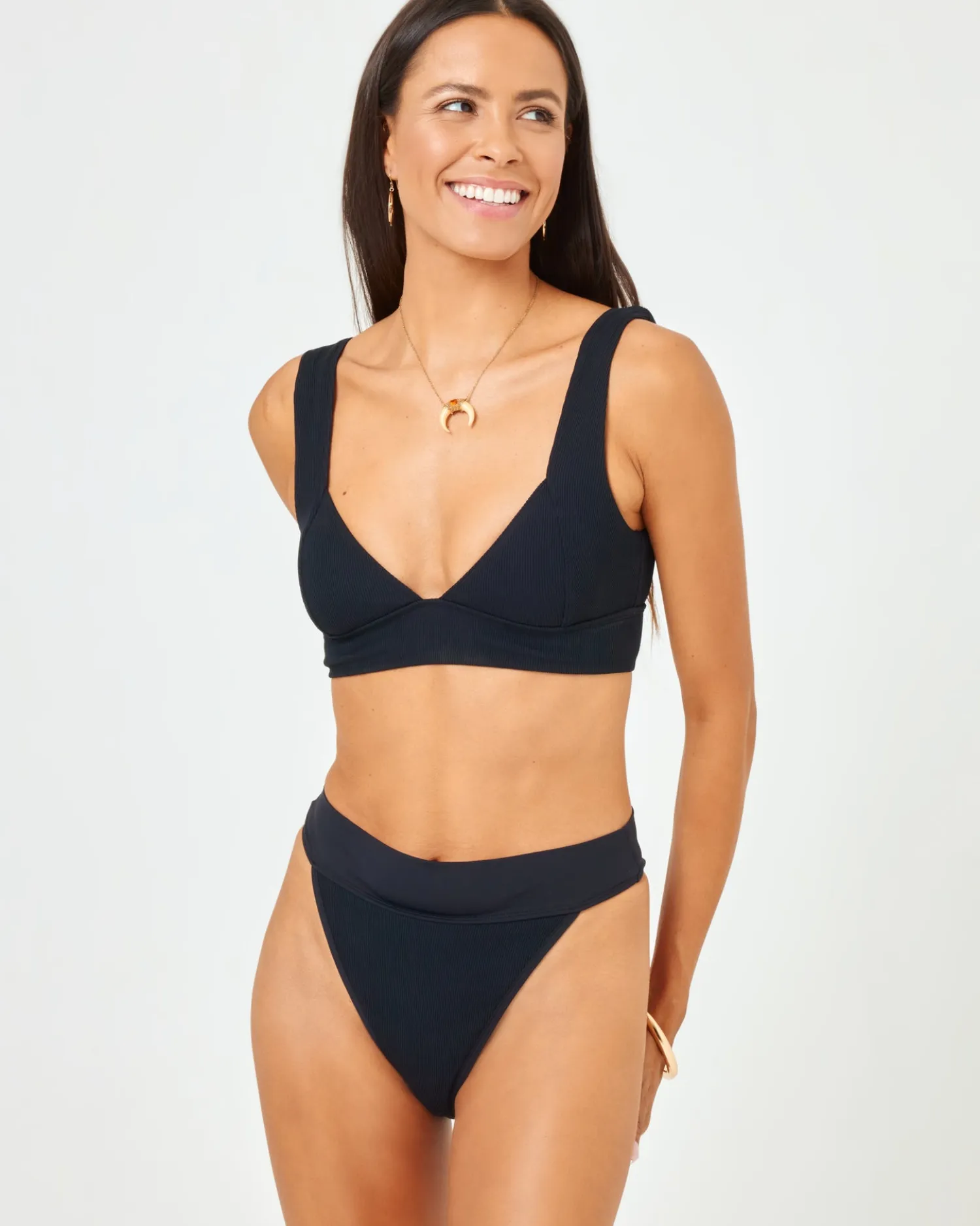 Outlet Lola Bikini Bottom - Black Classic|Bitsy