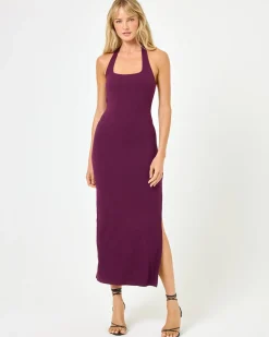 Clearance London Dress - Merlot Dresses