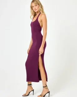 Clearance London Dress - Merlot Dresses
