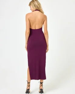 Clearance London Dress - Merlot Dresses
