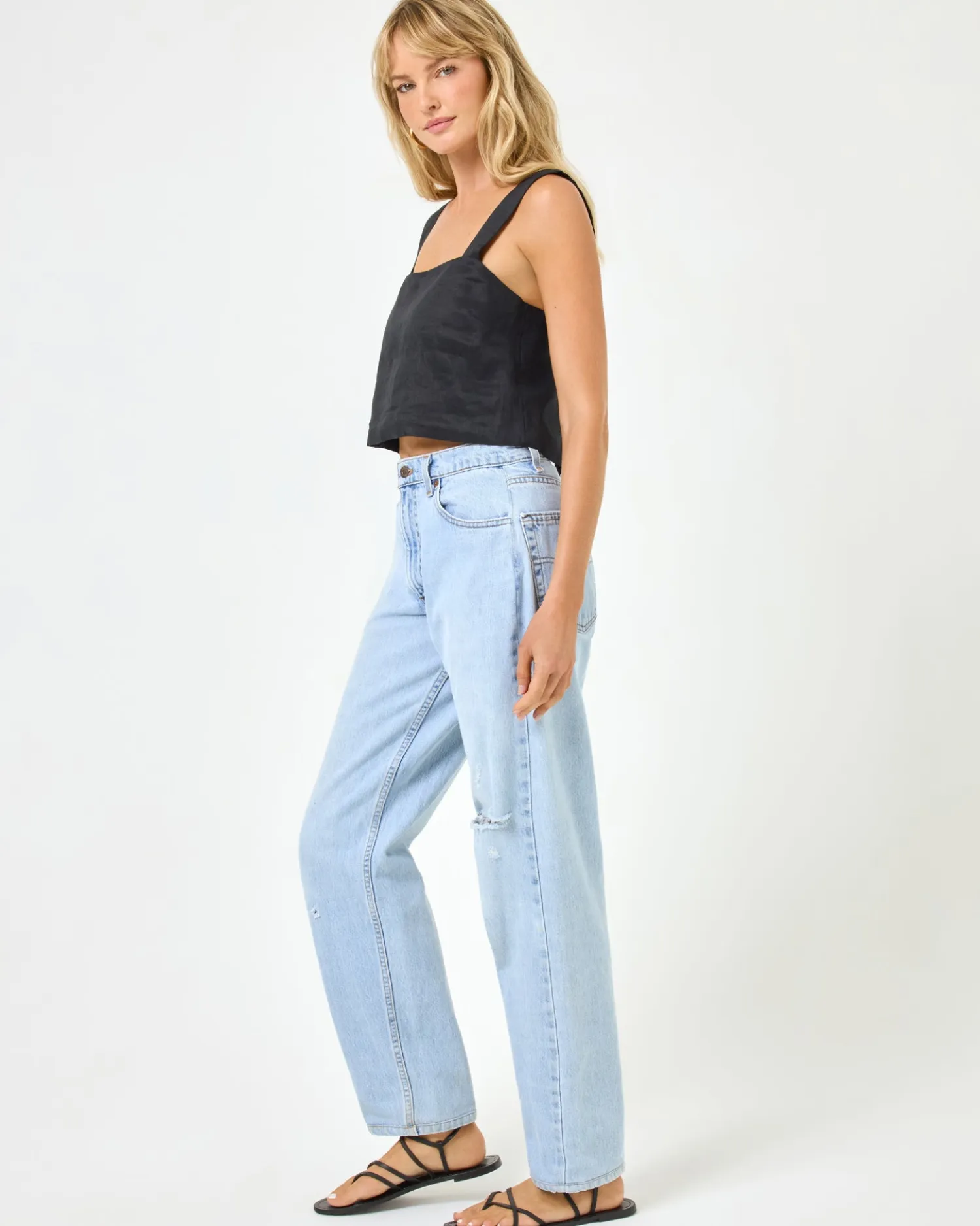 Clearance Long Island Top - Black Sets|Tops