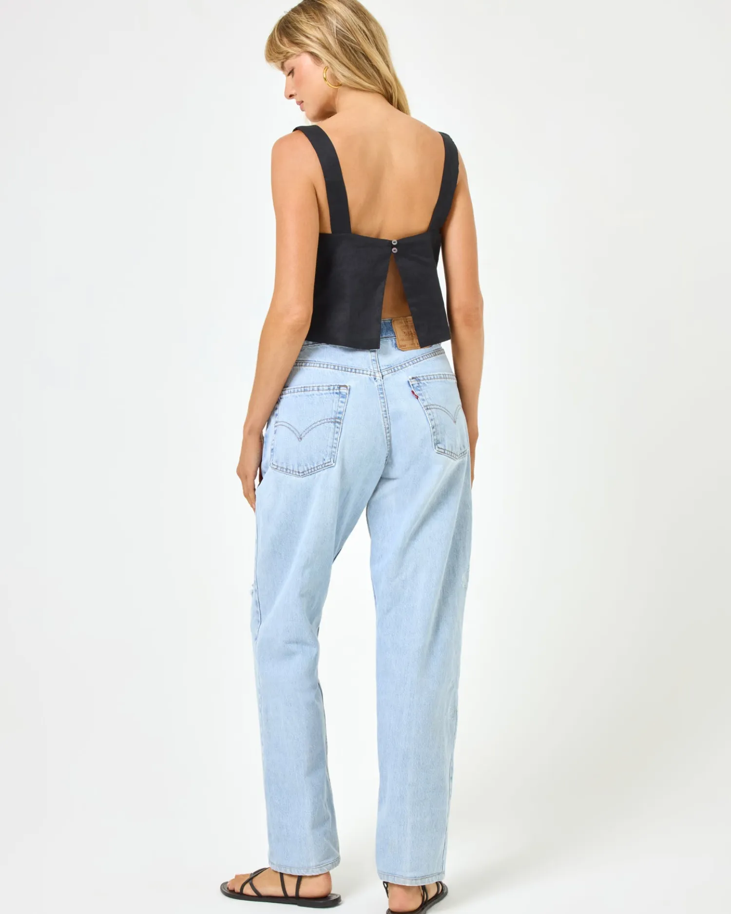 Clearance Long Island Top - Black Sets|Tops