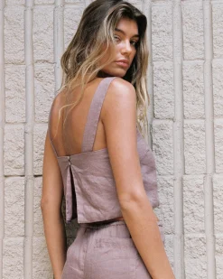 Discount Long Island Top - Smoky Quartz Sets|Tops