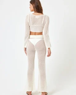 New Los Cabos Pant - Cream Sets|Cover-ups