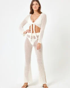 New Los Cabos Pant - Cream Sets|Cover-ups
