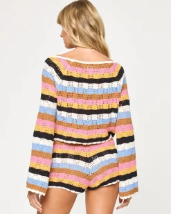 Online Lost Tides Top - Maldives Stripe Sets|Sweaters
