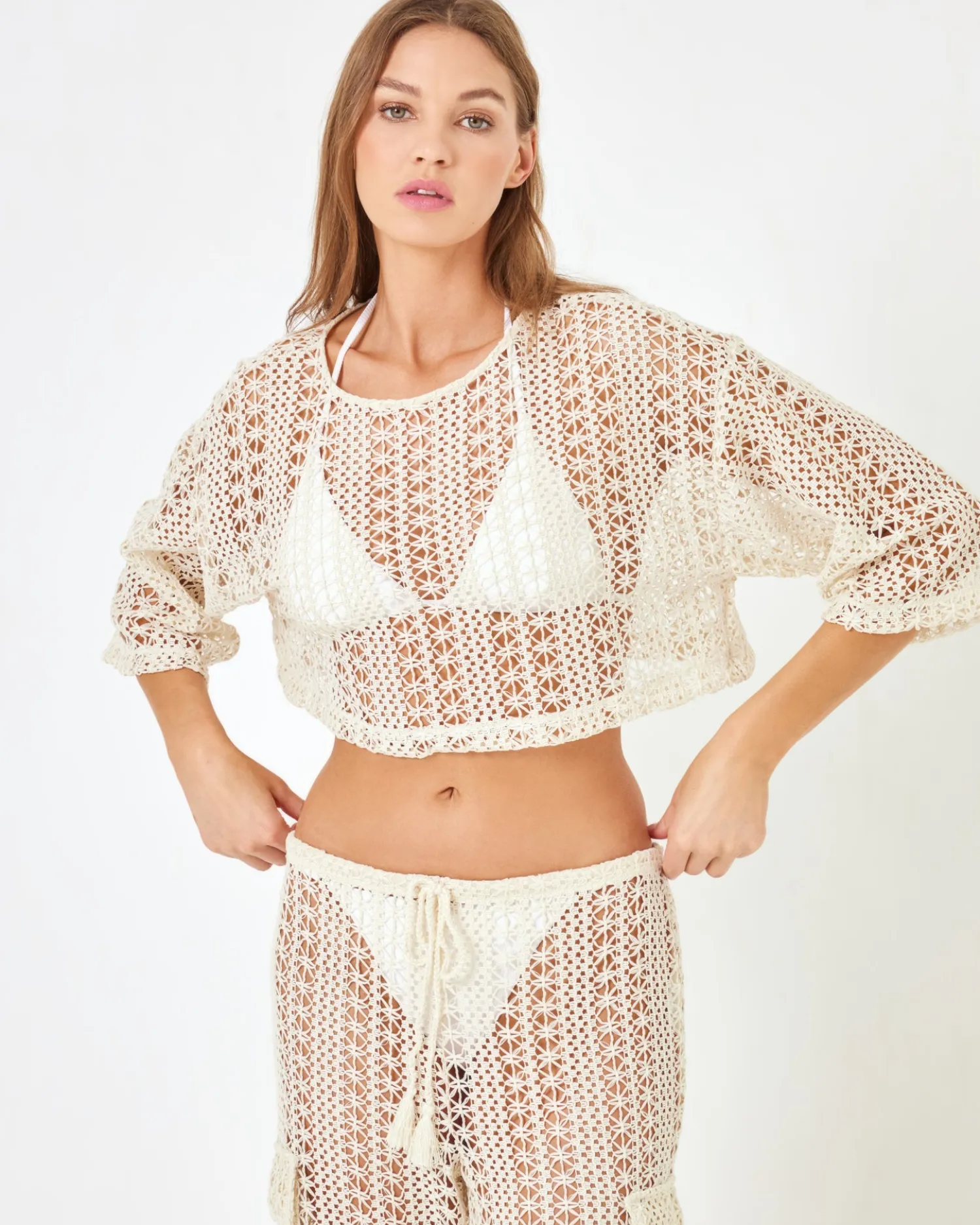 Hot X Anthropologie Gigi Top - Natural Cover-ups|Tops