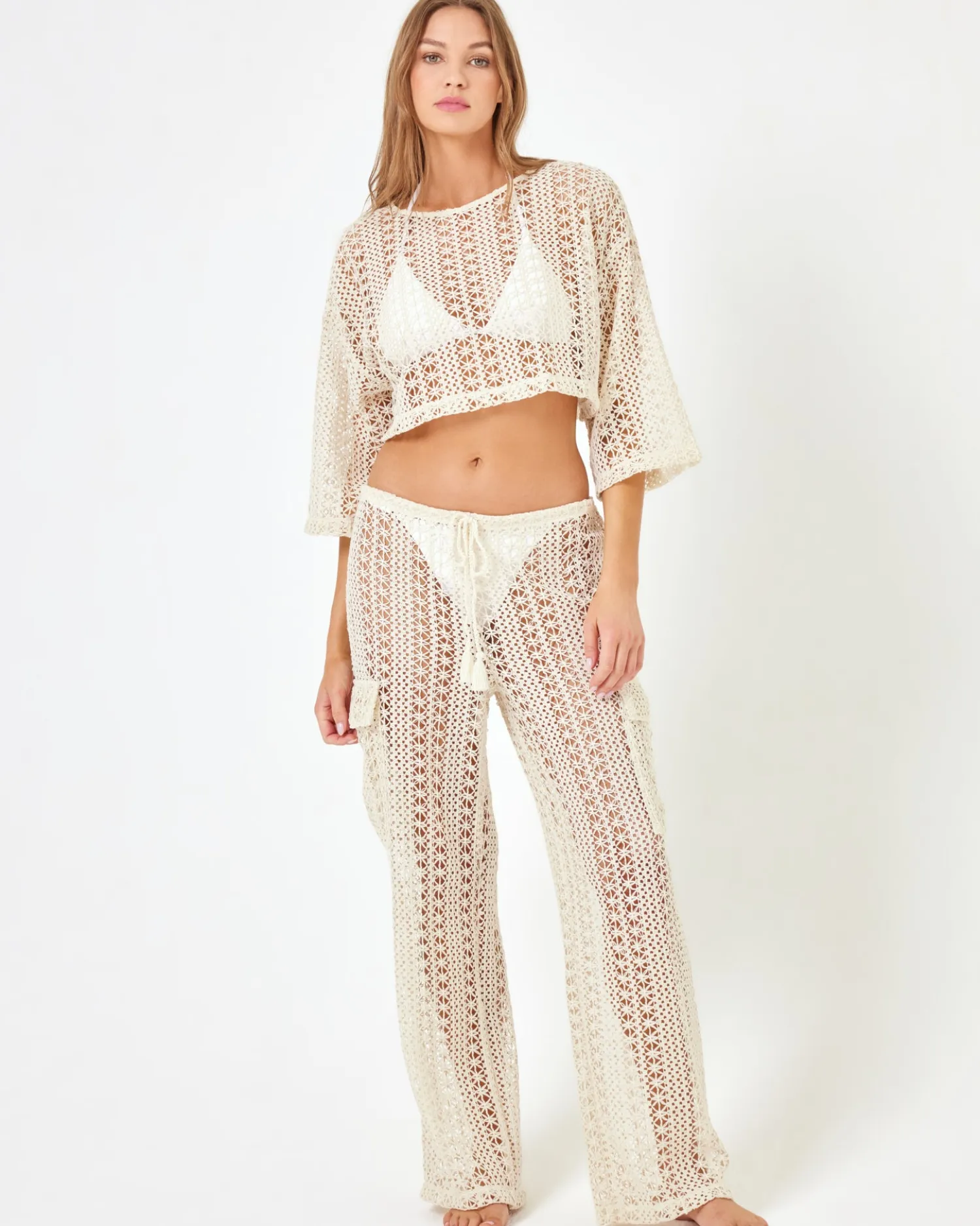 Hot X Anthropologie Gigi Top - Natural Cover-ups|Tops