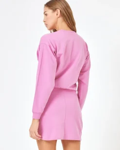 Outlet X Anthropologie Groove Dress - Pink Lady Dresses